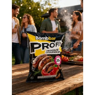Протеиновые сухарики Bombbar ProFit 50 gr