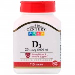 Vitamin D3 25 mcg 110 tabs