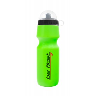 Бутылка для воды Be First 600 мл с крышкой зеленая
