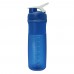 Шейкер-Бутылка Be First 1000 ml с пружиной синий матовый