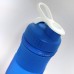 Шейкер-Бутылка Be First 1000 ml с пружиной синий матовый