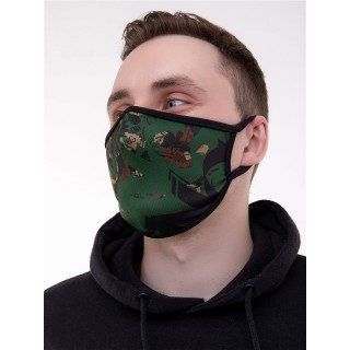 Маска Многоразовая Защитная Mask Military Edition Khaki S