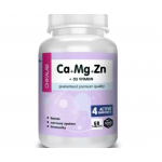 Mineral Ca Mg Zn Vitamin D3 60 caps Cl...
