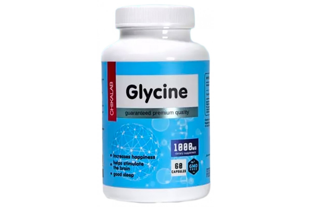 Глицин б 6. Chikalab Glycine (60 капсул). Chikalab DMAE (60 капсул). Glycine 1000 MG. Глицин chikalab, 60 капсул.