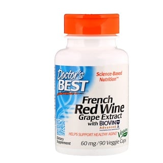 Resveratrol French Red Wine Grape Extract 90 caps Db