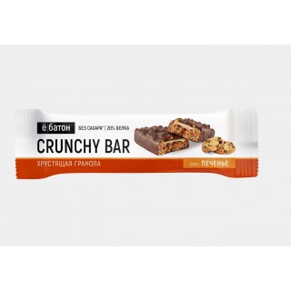 Протеиновый Батончик Crunchy Bar 40 гр Е