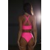 Топ Neon Swimsuit Split Pink