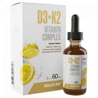 Vitamin D3 K2 Complex 5000 Iu drops 60 ml Mxl