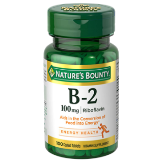 Vitamin B2 Riboflavin 100mg 100 tabs Nb
