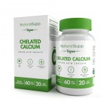 Chelated Calcium Amino Acid Vegan 60 caps Ns...