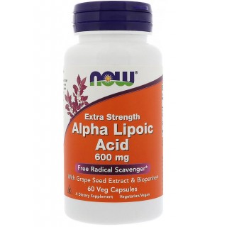 Alpha Lipoic Acid 600mg 60 caps Now