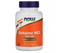 Betaine Hcl 648mg 120 caps Now