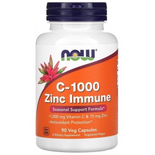 C 1000 Zinc Immune 90 caps Now