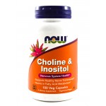 Choline and Inositol 100 caps Now