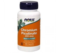 Chromium Picolinate 200 mcg 100 caps Now