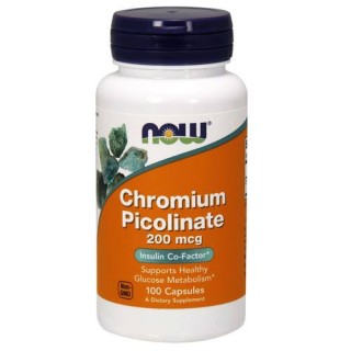 Chromium Picolinate 200mcg 100 caps Now