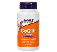 CoQ10 with Omega 3 60 caps Now