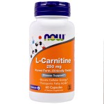 L Carnitine 250mg 60 caps Now
