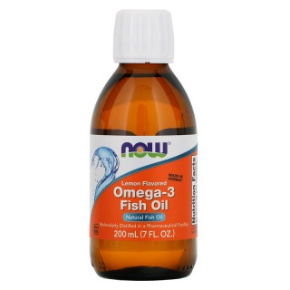 Omega 3 Fish Oil Natural 200 ml Now