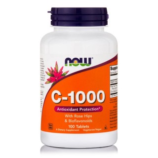 Vitamin C 1000mg with Rose Hips 100 tabs Now