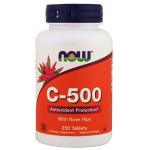 Vitamin C 500mg with Rose Hips 250 tabs Now...