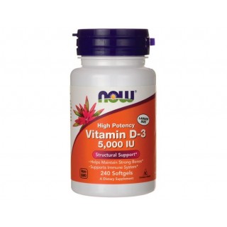 Vitamin D3 5000 IU 240 caps Now