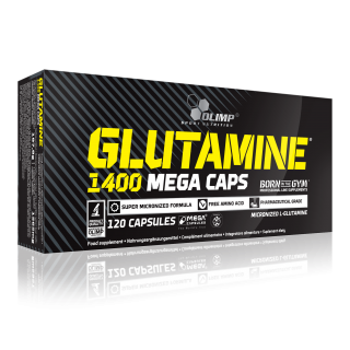 Glutamine Mega caps 120 caps