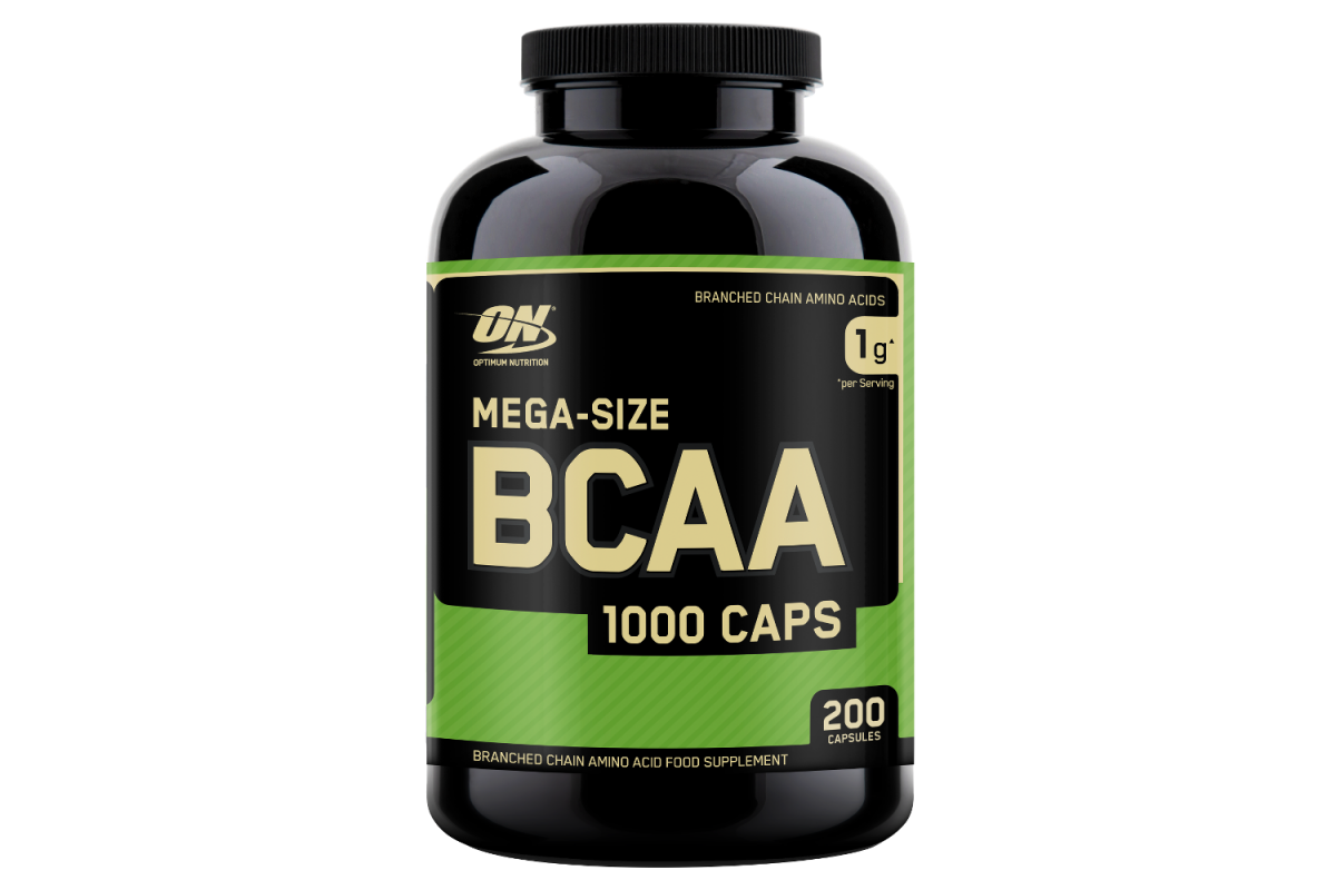 Optimum Nutrition BCAA 1000 200 капсул. Mega-Size BCAA 1000 caps. On BCAA/БЦАА 1000 (200 капс). BCAA Gold Standard.