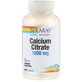 Calcium Citrate 1000mg with Vitamin D3 240 caps