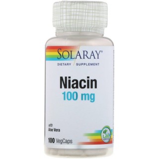 Niacin B3 100mg 100 caps Sol