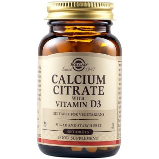 Calcium Citrate with Vitamin D3 60 tabs Solg