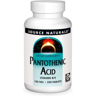 Pantothenic Acid 100mg 250 tabs