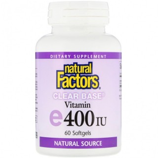 Clear Vitamin E 268mg 60 caps NF
