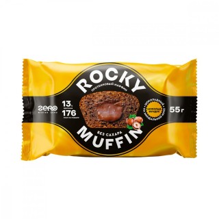 Маффин ROCKY MUFFIN Шоколадный с Фундуком 55 gr