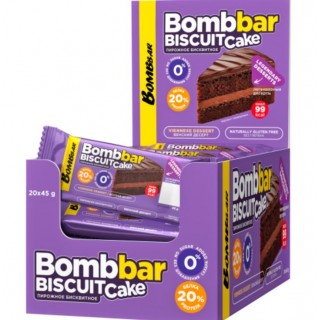 Пирожное Протеиновое BombBar Biscuit Cake 45 g
