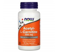 Acetyl L Carnitine 500mg 50 caps Now