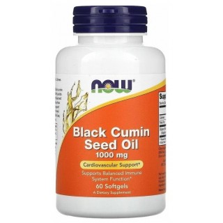 Black Cumin Seed Oil 1000mg 60 caps Now