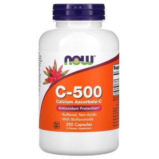C 500 Calcium Ascorbate C 250 caps Now