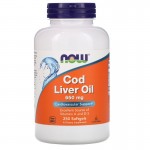 Cod Liver Oil 650mg 250 caps Now