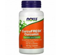 CurcuFRESH Curcumin 500mg 60 caps Now