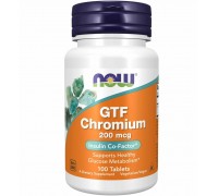 GTF Chromium 200 mcg 100 tabs Now