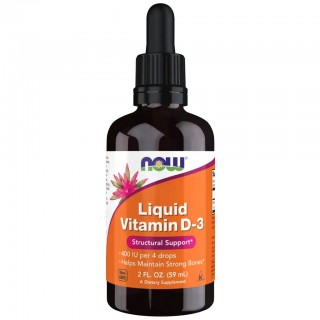 Liquid Vitamin D3 59 ml Now