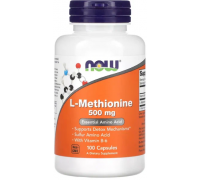 L Methionine 500mg 100 caps Now Деформированные