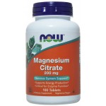 Magnesium Citrate 200mg 100 tabs Now