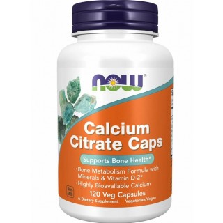 Mineral Calcium Citrate Caps 120 caps Now