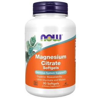 Mineral Magnesium Citrate 400mg 90 caps Now