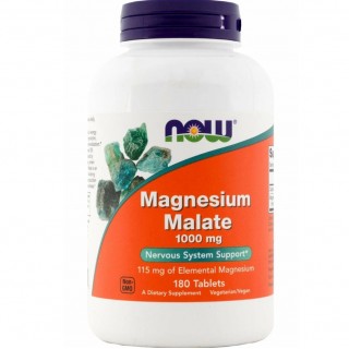 Mineral Magnesium Malate 1000mg 180 tabs Now