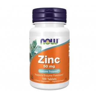 Mineral Zinc Gluconate 50mg 100 tabs Now