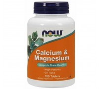 Minerals Calcuim Magnesium 1000-500mg 100 tabs Now