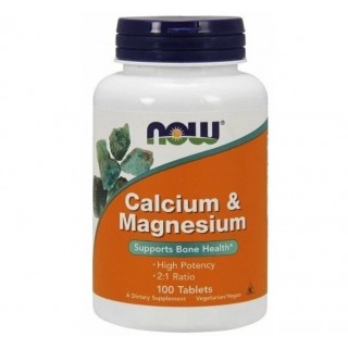 Minerals Calcuim Magnesium 1000-500mg 100 tabs Now